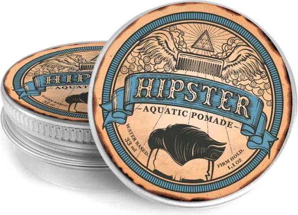 Помада для укладки волос Hipster Aquatic Pomade со средней фиксацией (33мл) — фото 6
