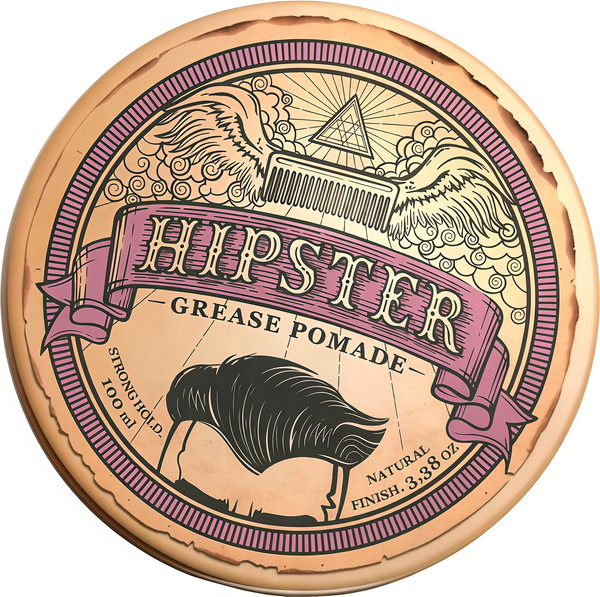 Помада для укладки волос Hipster Grease Pomade Бриолин с сильной фиксацией (100мл) — фото 5