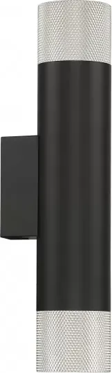 Изображение товара Бра ILedex Delta 2365-2 BK+SL