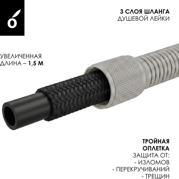 Изображение товара Душевая система со смесителем Oliveeka OL-88939003+139003-BN