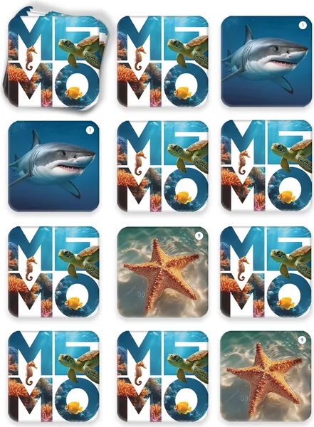 Изображение товара Настольная игра Лас Играс Мемо. Подводный мир / 10947706