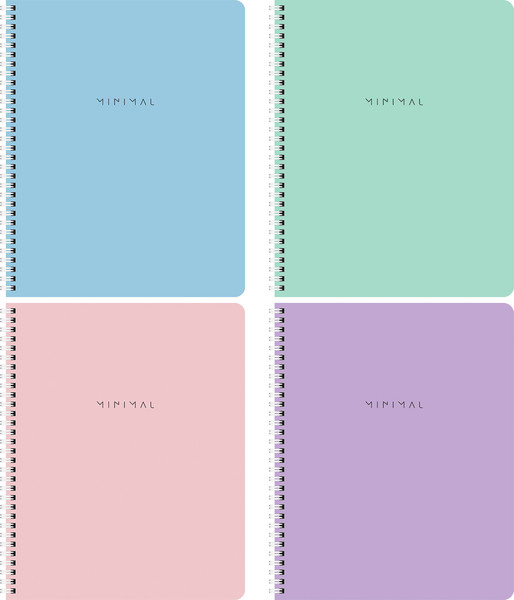Изображение товара Набор тетрадей Brauberg Minimal / 405582 (4шт)