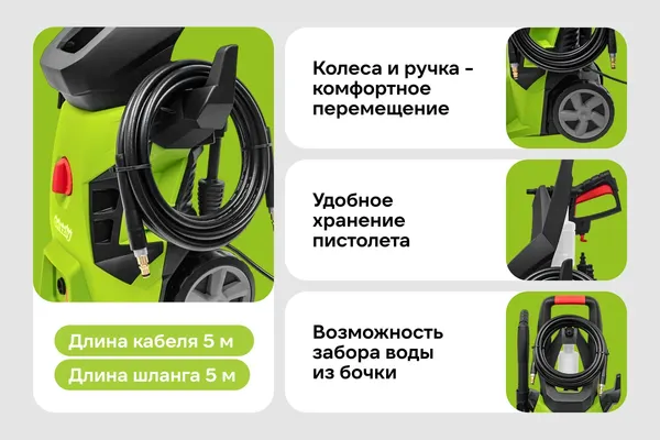 Изображение товара Мойка высокого давления Grizzly SKY-30
