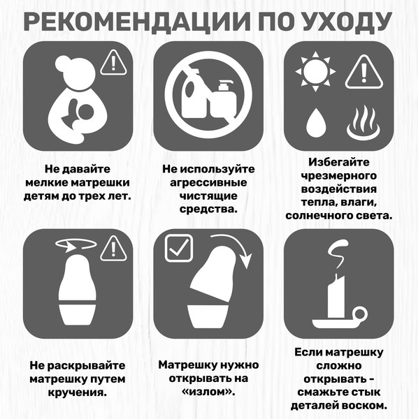 Изображение товара Набор заготовок для творчества Брестская Фабрика Сувениров Брелок-матрёшка kc_blank3_x16 (16шт)