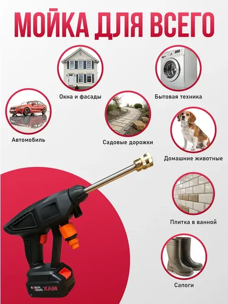 Изображение товара Мойка высокого давления No Brand GMA-Battery Washer-Type B