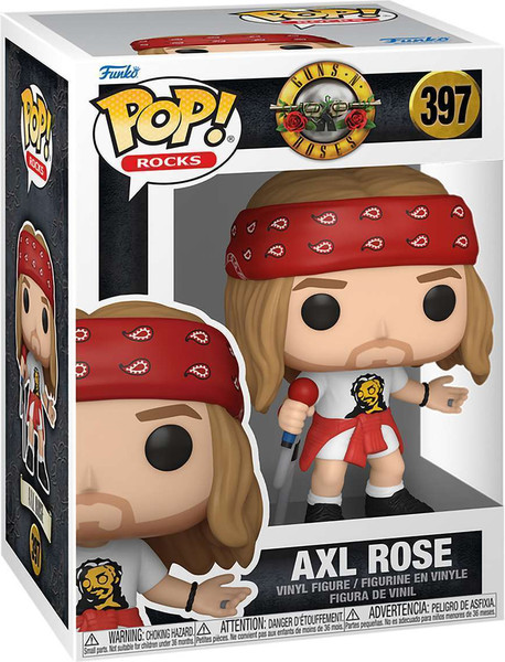 Фигурка коллекционная Funko POP! Rocks. Guns N' Roses. Axl Rose With Red Bandana / Fun80482 — фото 6
