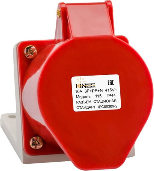 Розетка силовая Kinee 3P+PE+N 16А IP44 / K1000181 — фото 3