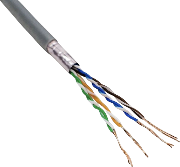 Кабель силовой Минсккабель F/UTP Cat 5e PVC 4х2х0.52 (20м) — фото 3