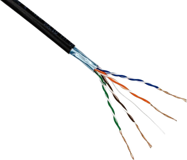 Изображение товара Кабель силовой Минсккабель F/UTP Cat 5e РЕ 4х2х0.52 (305м)