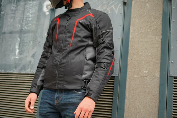 Изображение товара Мотокуртка LS2 Sepang Man (4XL, черный/серый/красный)