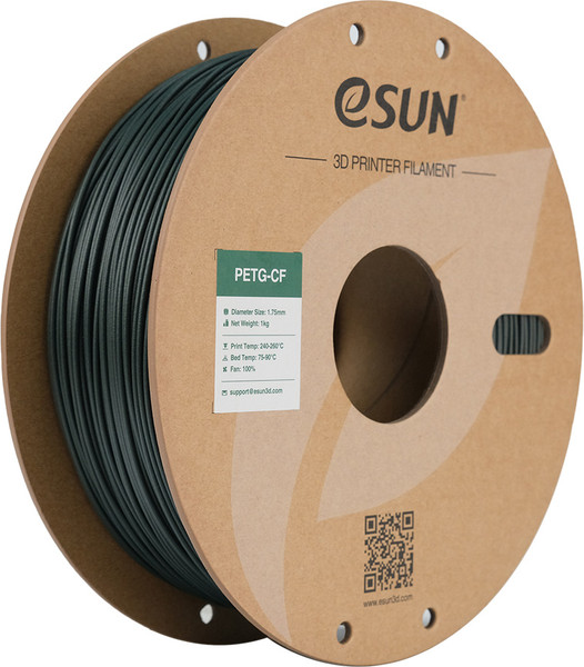 Пластик для 3D-печати eSUN PETG-CF / PETG-CF175D-G1TZ1 (1.75мм, 1кг, темно-зеленый) — фото 3