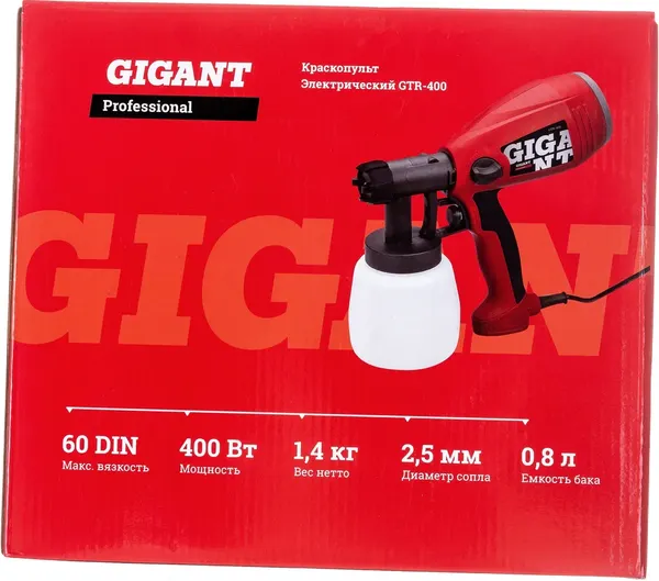 Изображение товара Краскопульт электрический Gigant GTR-400
