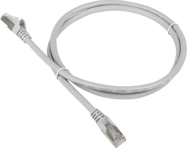 Изображение товара Кабель Lanmaster TWT-45-45-1.0/S-GY (1м, серый)