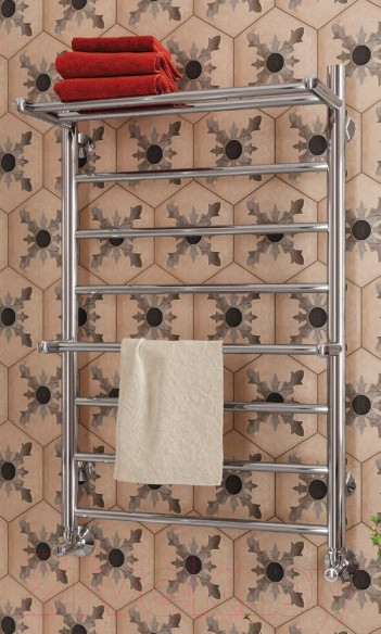 Изображение товара Полотенцесушитель водяной Terminus Анкона П8 500x850 (с полкой)