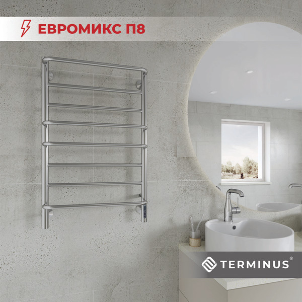 Изображение товара Полотенцесушитель электрический Terminus Евромикс П8 500x850