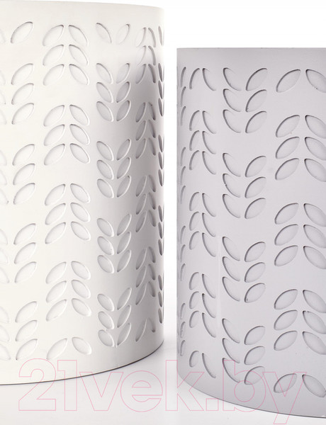 Изображение товара Комплект журнальных столиков Halmar Alba (белый матовый/серый матовый)