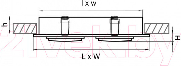 Изображение товара Комплект точечных светильников Lightstar Singo 11602