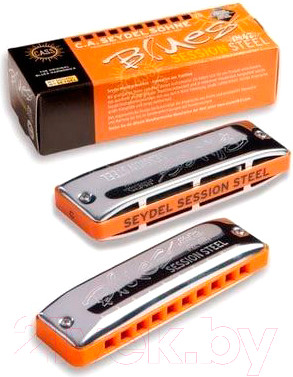 Изображение товара Губная гармошка Seydel Blues Session Steel Bb