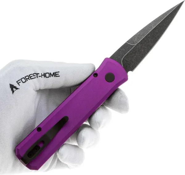 Изображение товара Нож складной Pro-Tech 7211-Marble CF Purple DLCW
