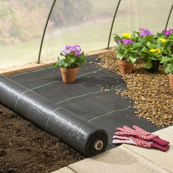 Изображение товара Укрывной материал GreenTerra Агроткань Терратекс ПП 180 UV 130г/м2 (100м, черный)