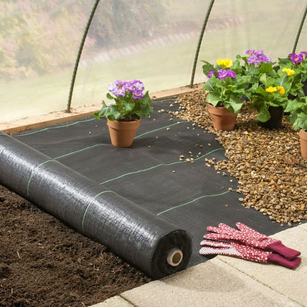 Изображение товара Укрывной материал GreenTerra Агроткань Терратекс ПП 320 UV 100г/м2 (100м, черный)
