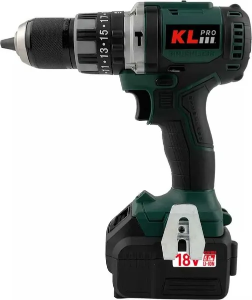 Изображение товара Аккумуляторная дрель-шуруповерт KLPRO KLDM18BH-20