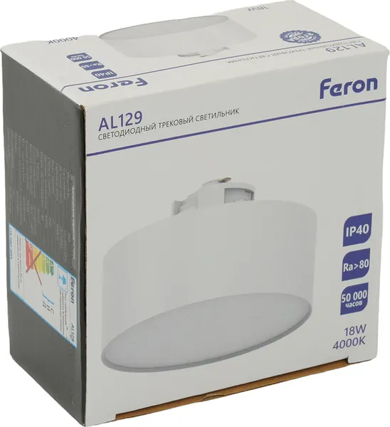 Изображение товара Трековый светильник Feron   AL129 / 51159 (белый)