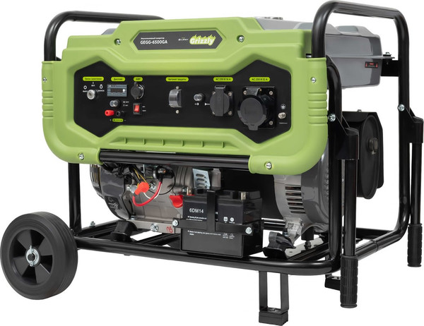 Изображение товара Бензиновый генератор Grizzly GEGG-6500GA
