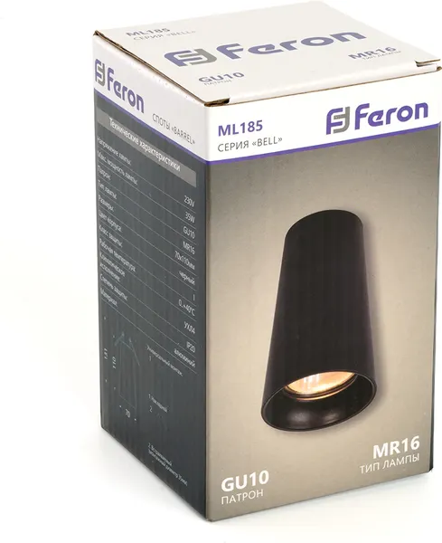 Изображение товара Потолочный светильник Feron ML185 / 48415 (черный)