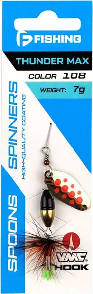 Изображение товара Блесна F-Fishing Thunder Max 7г 108 / FTM70-108