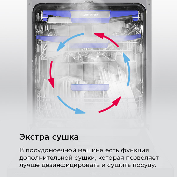 Изображение товара Посудомоечная машина Maunfeld MLP60738AOT Smart Beam