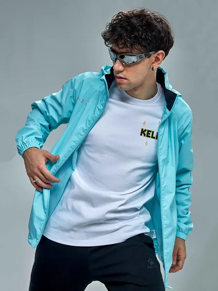 Изображение товара Ветровка Kelme Raincoat / 3801241-405 (S, голубой)