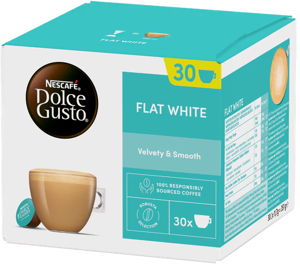 Изображение товара Кофе в капсулах Nescafe Dolce Gusto Flat White (30шт)