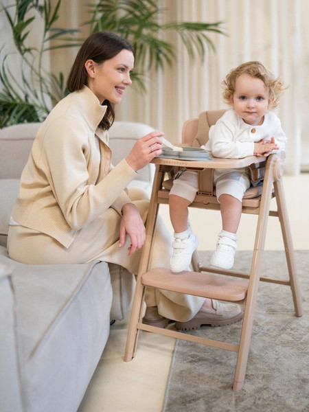 Изображение товара Стульчик для кормления Amarobaby Easy Grow / AB25-23EG/12 (коричневый)