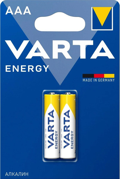 Комплект батареек Varta Energy AAA / V04103213412 (2шт) — фото 3
