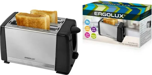 Изображение товара Тостер Ergolux ELX-ET03-C72