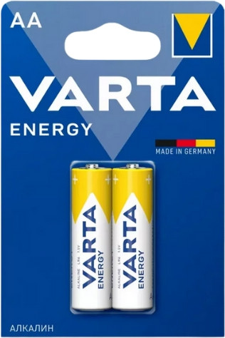 Комплект батареек Varta Energy AA / V04106213412 (2шт) — фото 3