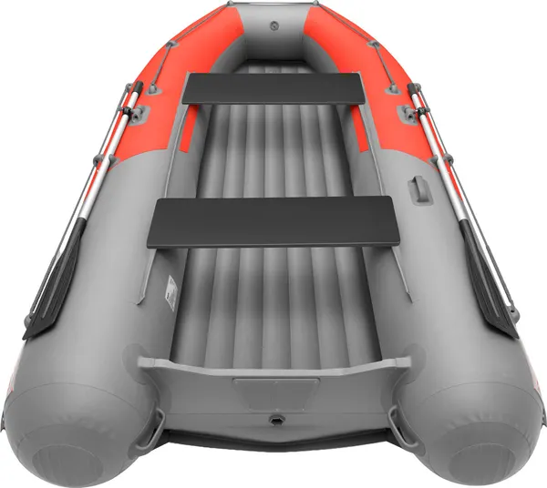 Изображение товара Надувная лодка Roger Boat Sfera 3500 (безконусная, малый киль, красный/серый комби)
