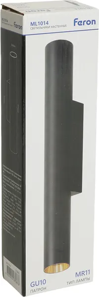 Изображение товара Бра Feron  ML1014 / 51383 (черный/золотистый)