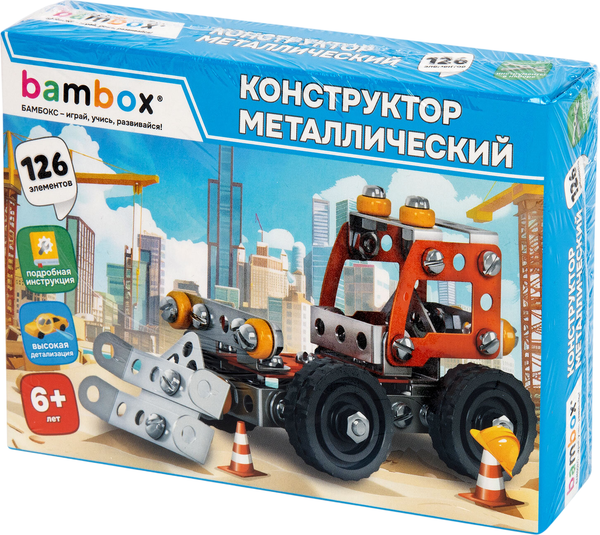 Изображение товара Конструктор BamBox Бульдозер / 667031 (126эл)