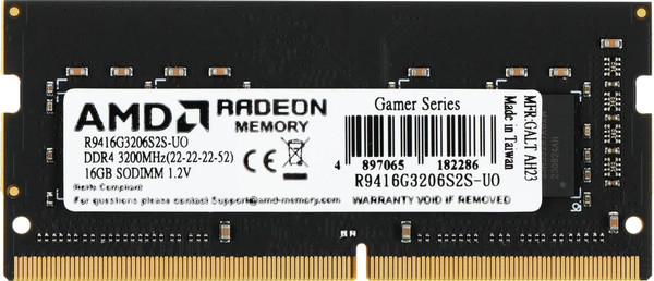 Изображение товара Оперативная память DDR4 AMD R9416G3206S2S-UO