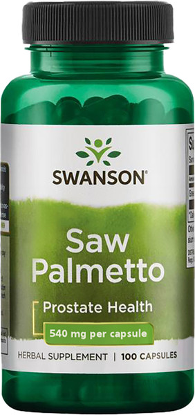 Пищевая добавка Swanson Saw Palmetto 540mg (100 капсул) — фото 5