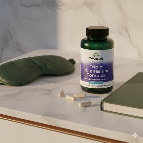Изображение товара Минерал Swanson Triple Magnesium Complex (100 капсул)
