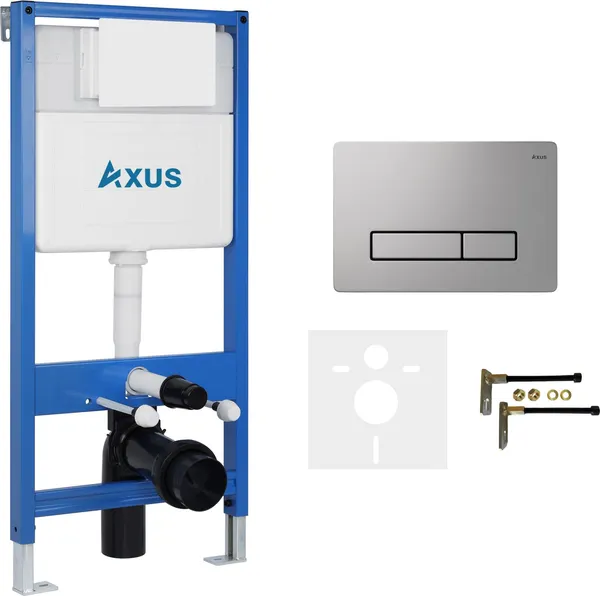 Изображение товара Инсталляция для унитаза Axus 011D с кнопкой 097HDS