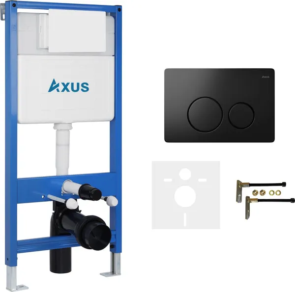 Изображение товара Инсталляция для унитаза Axus 011D с кнопкой 097IB