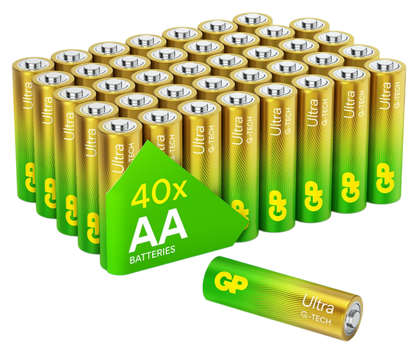 Комплект батареек GP Batteries Ultra LR6/15AUETA21-2GSB4 (40шт) — фото 6