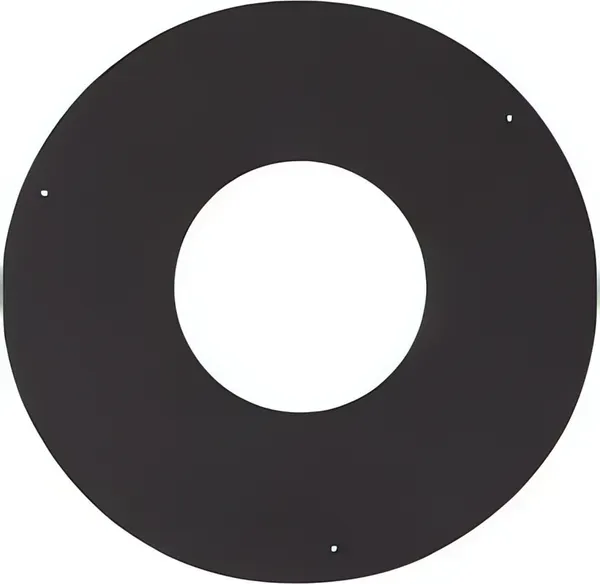 Изображение товара Накладка стенновая декоративная КПД Круглая 0.7мм ф230/530 под стакан (черный)
