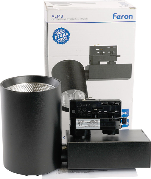 Изображение товара Трековый светильник Feron   AL148 / 51607 (черный)
