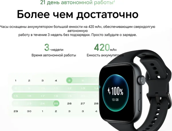 Изображение товара Умные часы HONOR Watch X5i (черный)