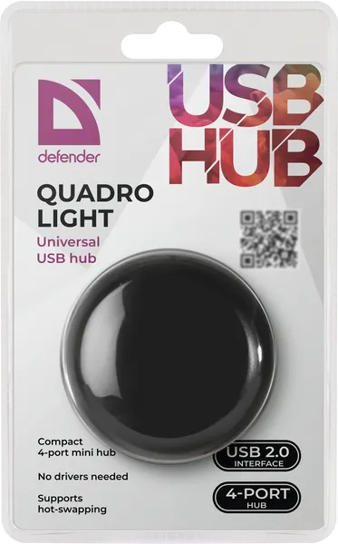 Изображение товара USB-хаб Defender Quadro Light / 260833